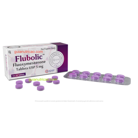Flubolic (fluoximesterona) 5mg 50 Comprimidos - Cooper Pharma