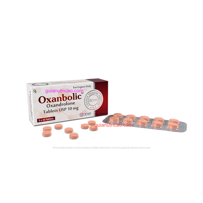 Oxanbolic (Oxandrolona) 10mg 50 Comprimidos - Cooper Pharma