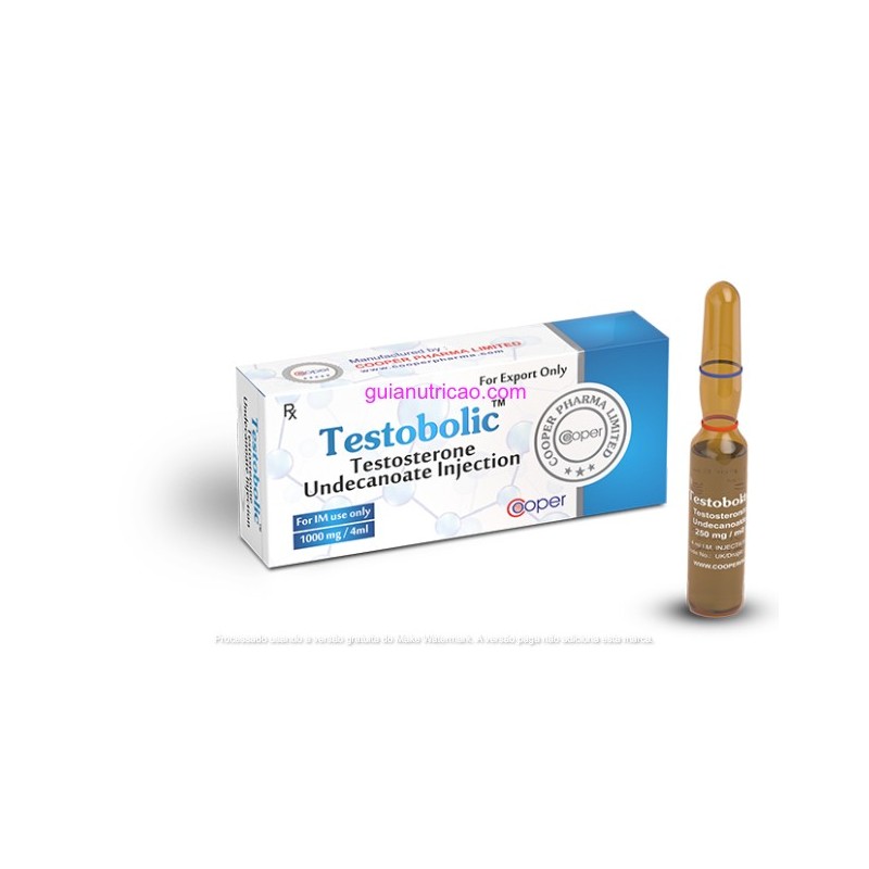 Testobolic (Undecanoato de testosterona) 250mg/ml - Cooper Pharma