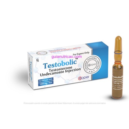 Testobolic (Undecanoato de testosterona) 250mg/ml - Cooper Pharma