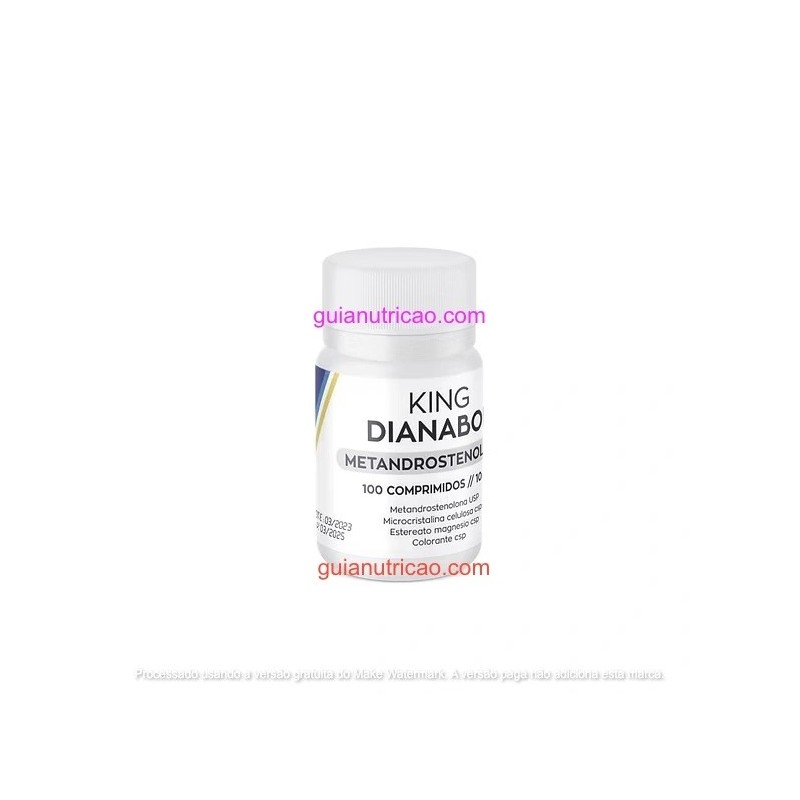 King Dianabol 10mg 100 Comprimidos - King Pharma