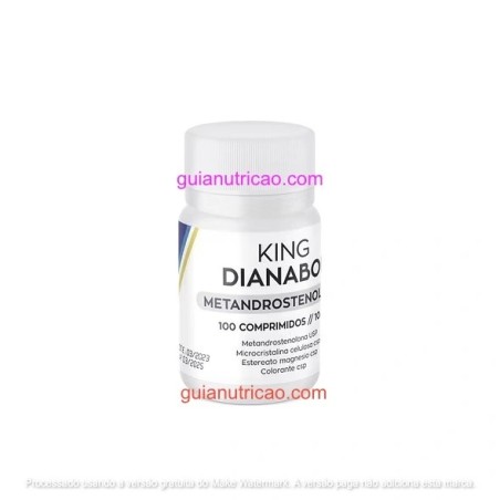 King Dianabol 10mg 100 Comprimidos - King Pharma