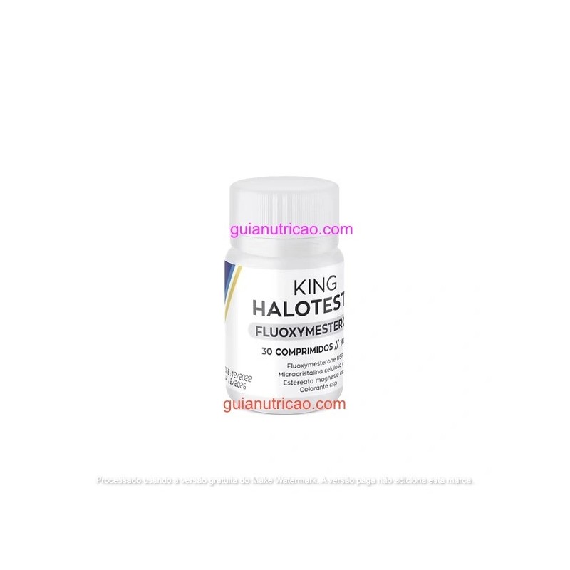 King Halotestin 10mg 30 Comprimidos - King Pharma