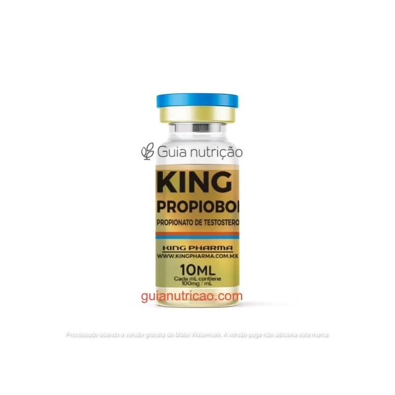 Propionato de Testosterona 10ml 100mg/ml - King Pharma