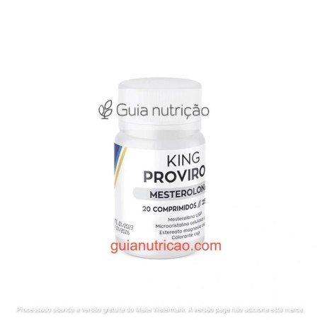 Proviron (Mesterolona) 25mg 20 Comprimidos - Guia nutrição