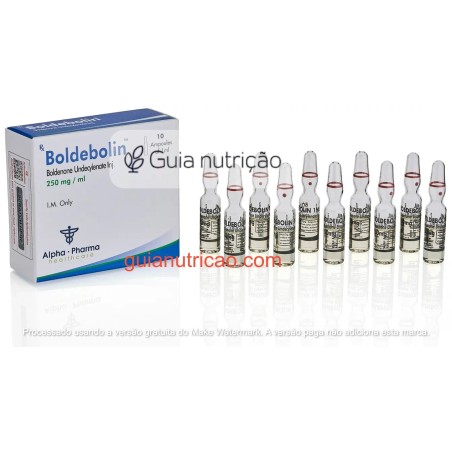 Undecilenato de Boldenona 10 Ampolas 250mg/ml - Alpha Pharma