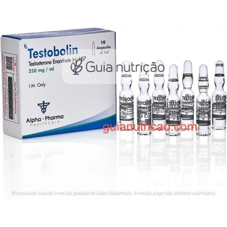 Enantato de Testosterona 10 Ampolas 250mg/ml - Alpha Pharma