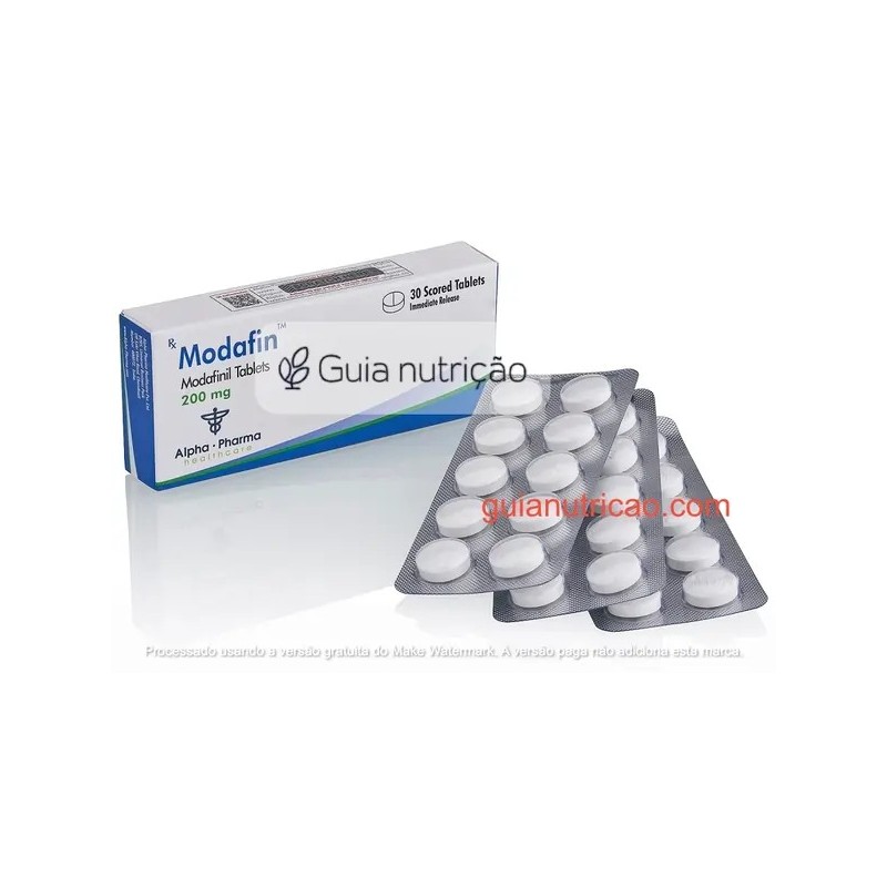 Modafinil 200mg 30 Comprimidos - Alpha Pharma