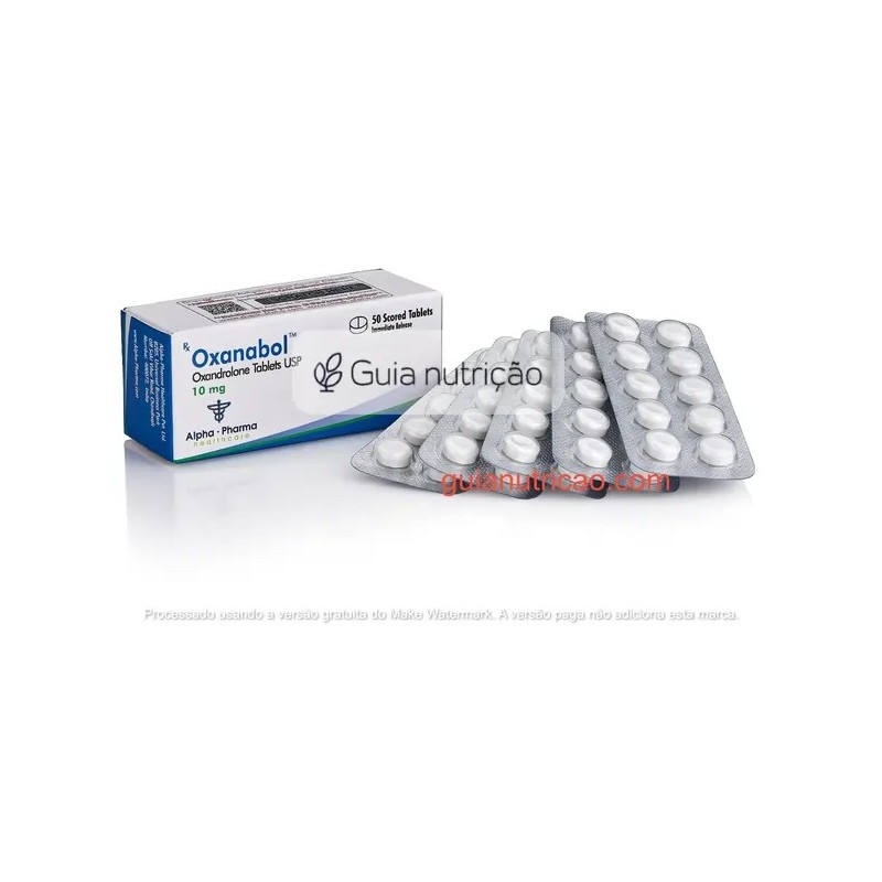 Oxandrolona (Oxanabol) 10mg 50 Comprimidos - Alpha Pharma
