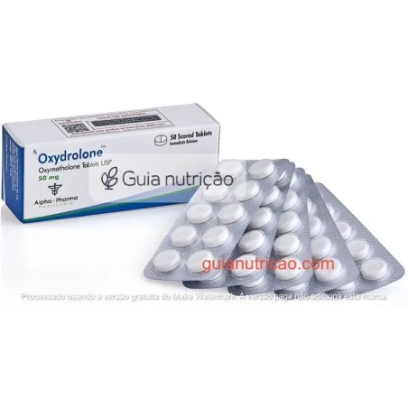 Hemogenin (Oximetolona) 50mg 50 Comprimidos - Alpha Pharma