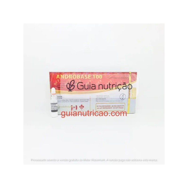 Testosterona Base (Androbase) 100mg/ml Canada Labs: Benefícios, Como Usar, Comprar Online e Preço