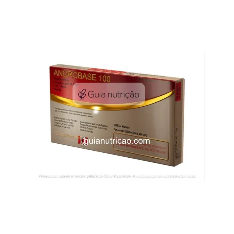 Enantato de Testosterona (AndroBase) 10 Ampolas 250mg/ml - Canada Labs