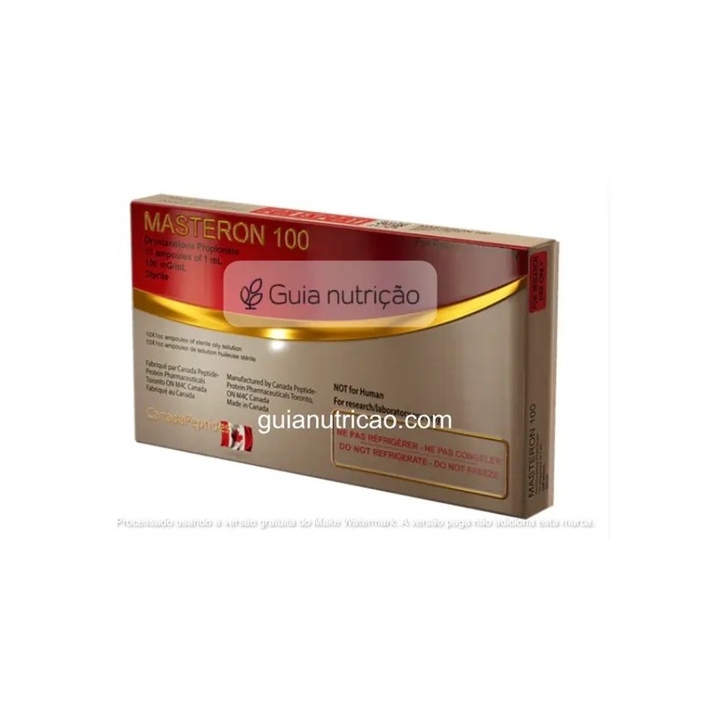 Masteron Propiontato 100mg 10 Ampolas - Canada Labs