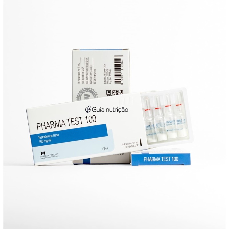 Testosterona Base 100mg 10 Ampolas - Pharmacom