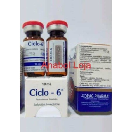 Ciclo 6 10ml 300mg/ml Drag Pharma: Força, Massa e Resultado no Ciclo - Guia Nutrição