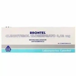 Clembuterol Brontel 0,02mg 20 Comprimidos