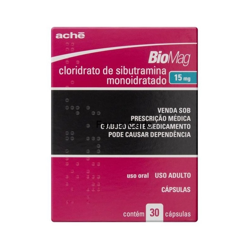 Sibutramina Biomag 15mg 30 cápsulas - Aché