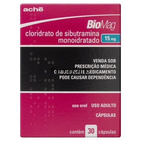 Sibutramina Biomag 15mg 30 cápsulas - Aché