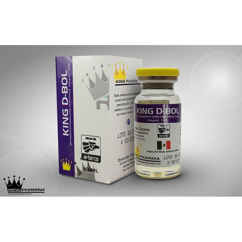 Dianabol injetável 10ml 50mg/ml - King pharma