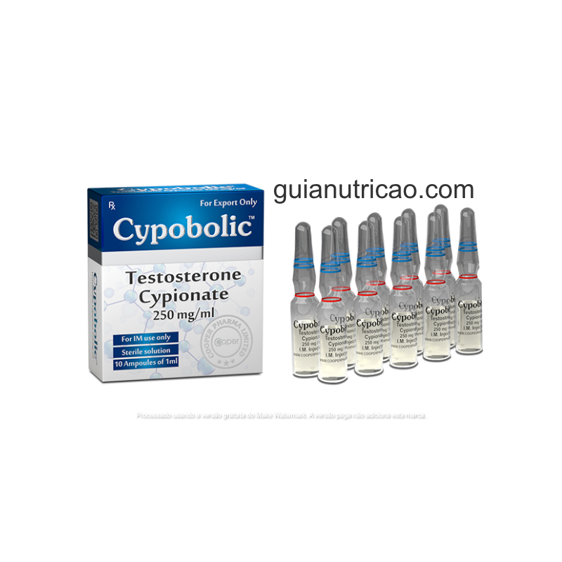 Cypobolic (Cipionato de testosterona) 250mg/ml Cooper Pharma – Guia Nutrição