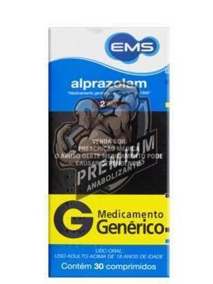 Alprazolam 2mg 30 comp EMS