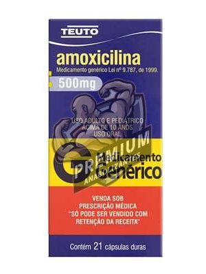 Amoxicilina 500mg 21 comp Teuto