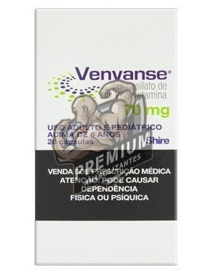 Venvanse 70mg 28 comp Shire